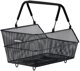 Basil καλάθι για πίσω σχάρα BASIL CENTO MIK, MIK System (ready to go), Adaptor Plate 2.0 (blokada), μαύρος ατσάλινος