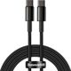 Baseus Tungsten Gold Cable Type-C to Type-C 100W 2m (black)