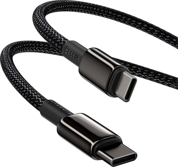 Baseus Tungsten Gold Cable Type-C to Type-C 100W 2m (black)