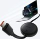 Baseus Free2Pull Mini Charging Cable USB-C to USB-C 60W 1m Cluster Black