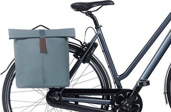 Basil Sakwa City Double Pannier Bag, Διπλή Τσάντα Ποδηλάτου, 28-32L, Γραφίτης Μπλε