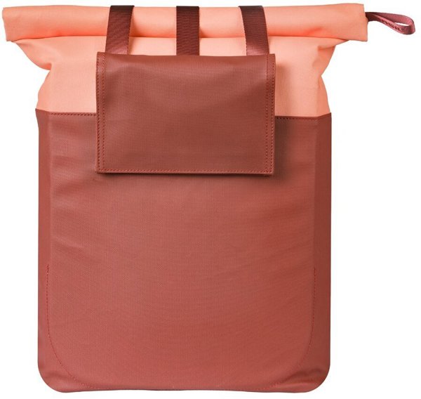 Basil Vive Bicycle Shopper Τσάντα Ποδηλάτου, MIK Hooks, 15-20L, Αδιάβροχη, Burgundy/Pink