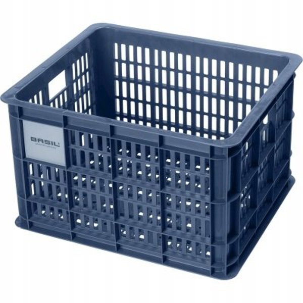 Basil Bicycle Crate M Καλάθι Ποδηλάτου για Πορτ-Μπαγκάζ, 29.5L, Ανακυκλωμένο Συνθετικό, Bluestone
