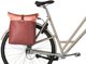 Basil Vive Διπλό Τσαντάκι Ποδηλάτου, 28-35L, Universal Bridge System, Burgundy/Pink