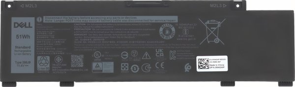 Μπαταρία Laptop Dell 51Whr 3-Cell Li-Ion Πρωτότυπη