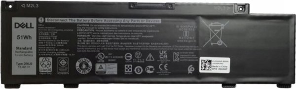 Μπαταρία Laptop Dell 51Whr 3-Cell Li-Ion Πρωτότυπη