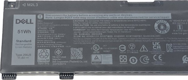 Μπαταρία Laptop Dell 51Whr 3-Cell Li-Ion Πρωτότυπη