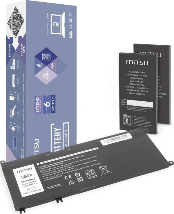 Μπαταρία Laptop Movano για Dell Inspiron 15 5587, 7588, Mitsu Υψηλής Απόδοσης