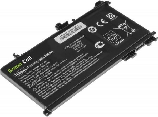 Μπαταρία Green Cell για HP Omen 15, HP Pavilion 15, 4800mAh, Συμβατότητα με TE03XL, TPN-Q173, 849570-541