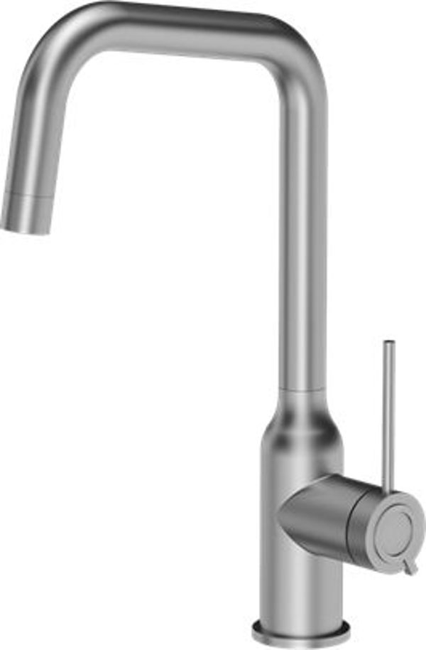Μπαταρία κουζίνας Quadron Natalie Q Line SteelQ επιτραπέζια ανοξείδωτο ατσάλι (84818011)