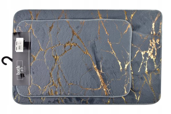 Πατάκι μπάνιου Bathlab 50x80cm γκρι (HTUA9294)