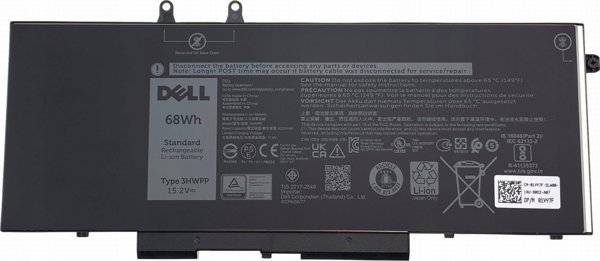 Μπαταρία Laptop Dell 3HWPP 68Wh, 4-Cell, Συμβατή με Laptop Dell
