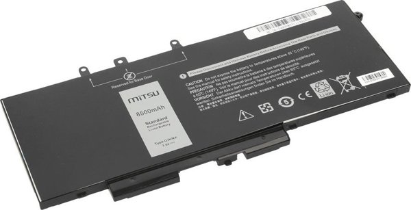Μπαταρία Laptop Mitsu για Dell Latitude 5280, 5480, 5490, 5590, 8500mAh