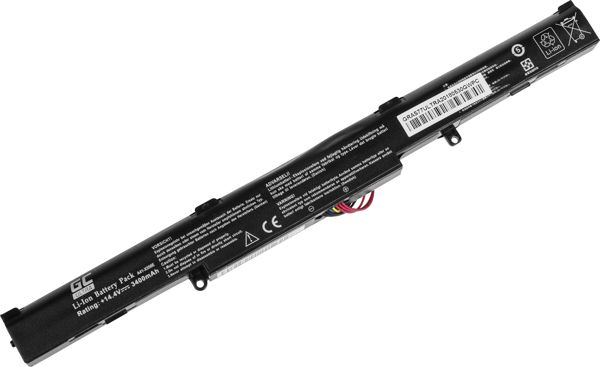 Μπαταρία Laptop Green Cell Ultra A41-X550E για Asus, Συμβατή με AS77ULTRA