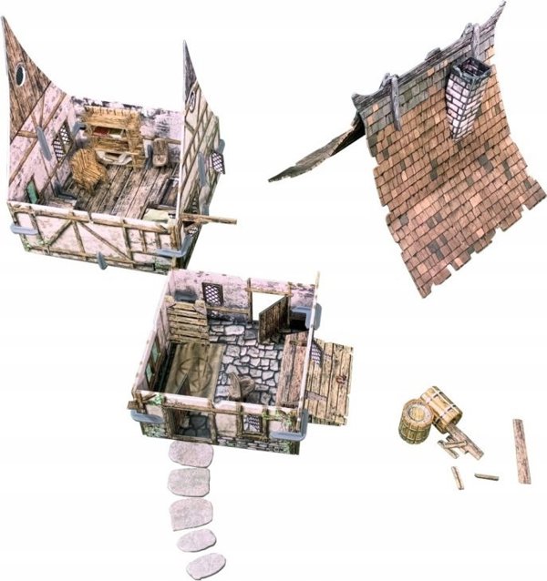 Battle Systems Ltd Terrain Σετ Κτιρίου Πόλης - BattleSystems City House - Πλαστικό Σκηνικό Επιτραπέζιου Παιχνιδιού