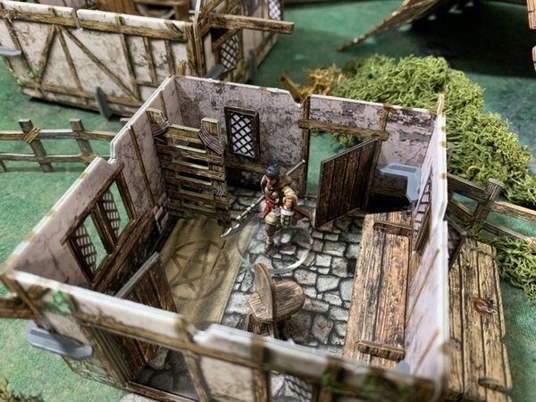 Battle Systems Ltd Terrain Σετ Κτιρίου Πόλης - BattleSystems City House - Πλαστικό Σκηνικό Επιτραπέζιου Παιχνιδιού