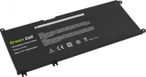 Μπαταρία Laptop Green Cell 33YDH για Dell, 3400mAh, Αντικατάσταση 099NF2/99NF2 (DE138)