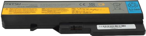 Μπαταρία Laptop Mitsu για Lenovo IdeaPad G460, G560, 4400mAh, 10.8V (BC/LE-G560)