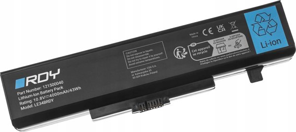 Bateria Green Cell Bateria RDY do Lenovo G500 G505 G510 G580 G580A G580AM G585 G700 G710 G480 G485 IdeaPad P580 P585 Y480 Y580 Z480 Z585