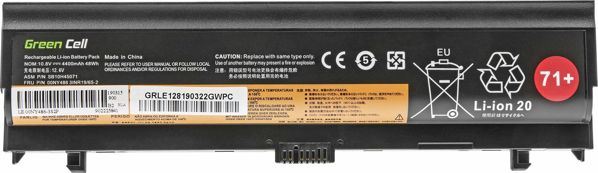Μπαταρία Laptop Green Cell για Lenovo LE128, Συμβατή Ανταλλακτική Μπαταρία, 5903317225218
