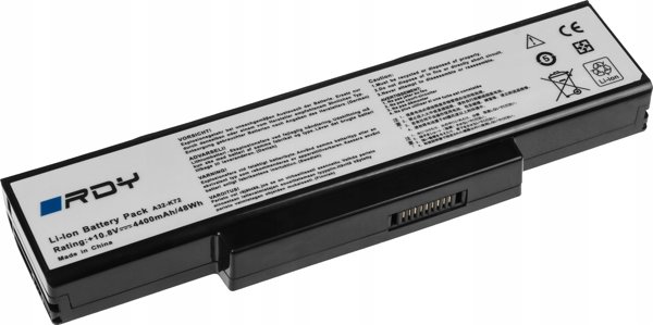 Bateria Green Cell Bateria RDY A32-K72 do Asus K72 K72D K72F K72J K73S K73SV X73S X77 N71 N71J N71V N73 N73J N73S N73SV