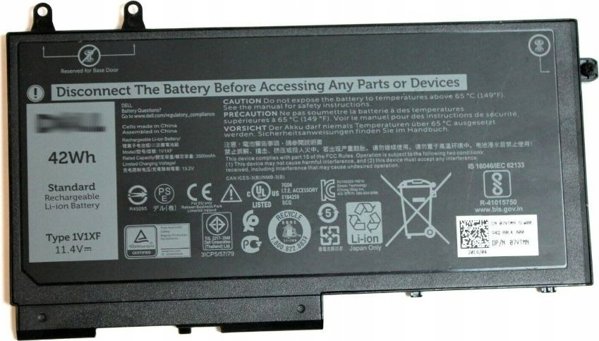 Μπαταρία Dell Battery, 42WHR, 3 Cell,