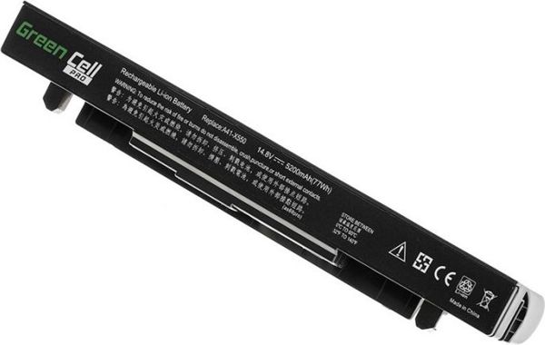 Μπαταρία Laptop Green Cell για Asus R510, X550 με Κυψέλες Samsung (AS68PRO)