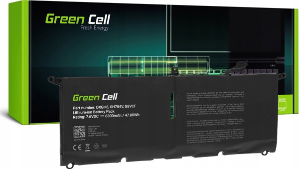 Μπαταρία Laptop Green Cell K5XWW για Dell Latitude 7390 2-in-1, 5289, 7389