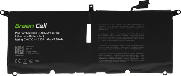Μπαταρία Laptop Green Cell K5XWW για Dell Latitude 7390 2-in-1, 5289, 7389