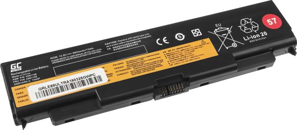 Μπαταρία Laptop Green Cell Ultra για Lenovo ThinkPad T440p, T540p, W540, W541, L440, L540