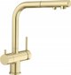 Blanco Fontas II Μπαταρία Κουζίνας Satin Gold 3-σε-1 με Φίλτρο Νερού