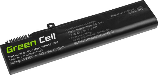 Μπαταρία Laptop Green Cell για MSI BTY-M6H, Συμβατή Ανταλλακτική Μπαταρία Υψηλής Χωρητικότητας