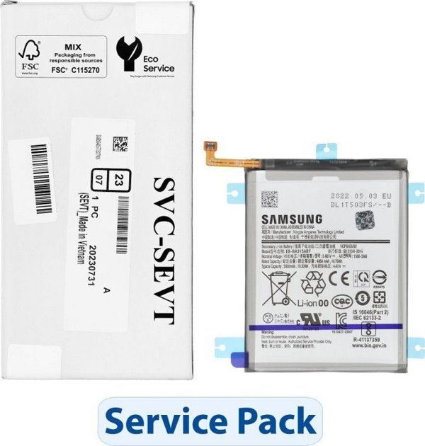 Samsung Μπαταρία Service Pack EB-BA315ABY για Samsung Galaxy A31 A315 - Γνήσια Μπαταρία Smartphone