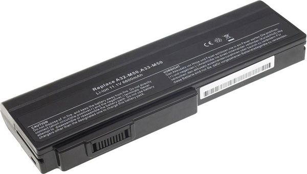 Bateria Green Cell do Asus N43 N53 G50 L50 M50 M60 A32-M50 10.8V 9 cell (AS09)