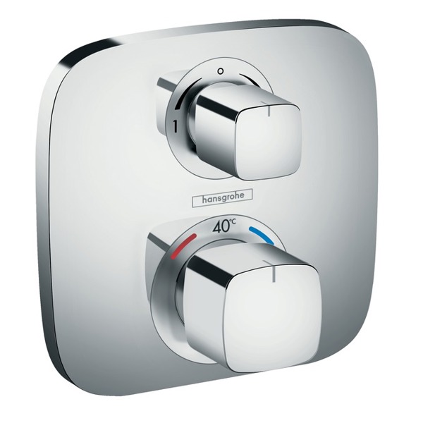 Hansgrohe Ecostat E Θερμοστατική Μπαταρία Ντους Χρωμέ (15708000)