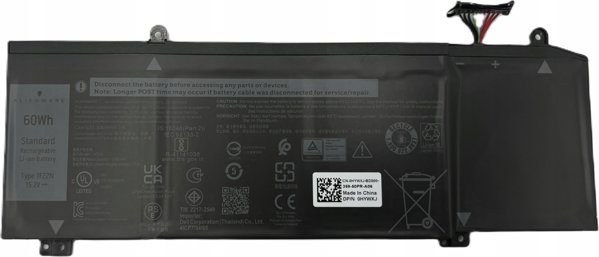 Μπαταρία Dell 60Wh 4-Κυψελών Li-Polymer για Laptop - Γνήσια