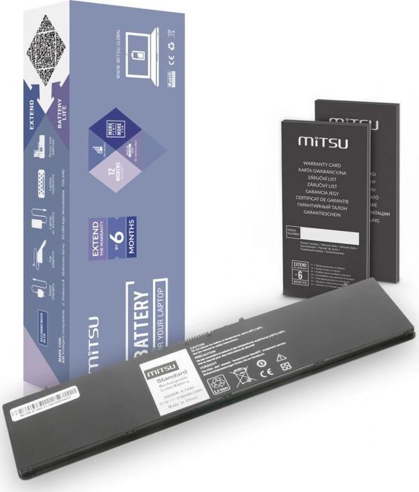 Μπαταρία Laptop Mitsu για Dell Latitude E7440, 11.1V, Συμβατή με Movano