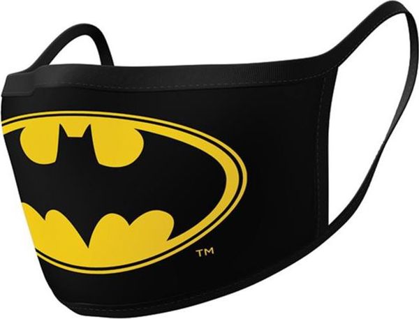 Batman Προστατευτική Μάσκα Προσώπου 3 Στρώσεων, 100% Βαμβακερή, Σετ 2 Τεμαχίων, Πλενόμενη
