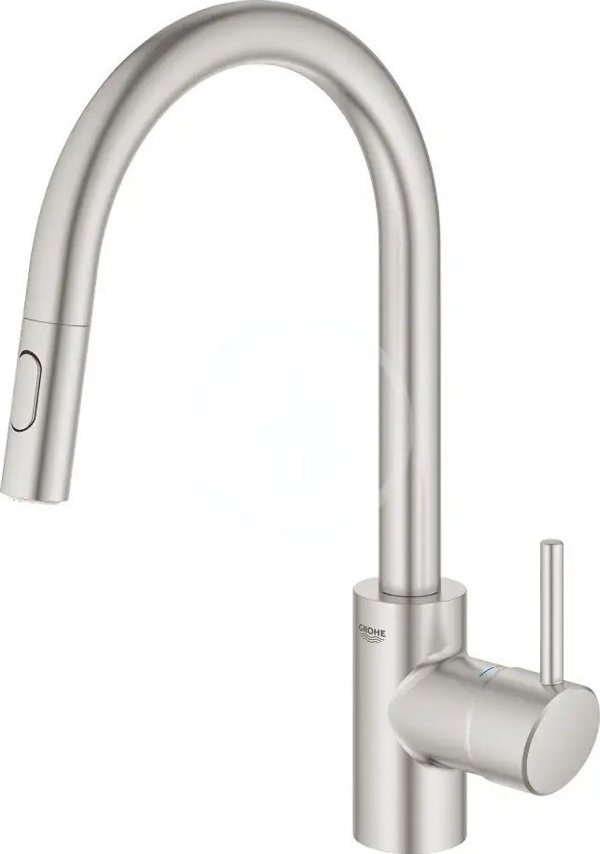 Bateria kuchenna Grohe Grohe bateria zlewozmywakowa Concetto, stal nierdzewna 31483DC2