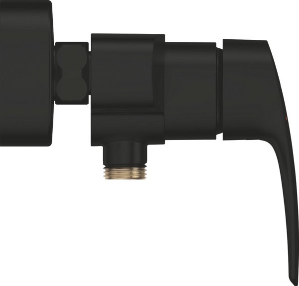 Bateria prysznicowa Grohe Grohe jednouchwytowa bateria prysznicowa Eurosmart czarny mat 335552433