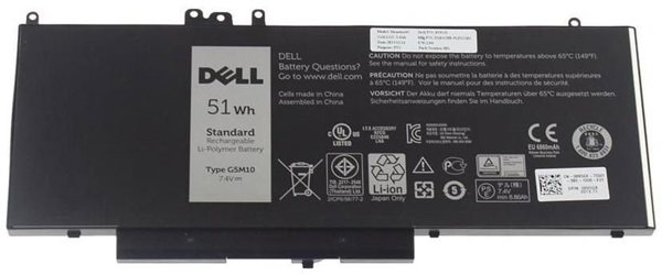 Battery, 51WHR, 4 Cell,