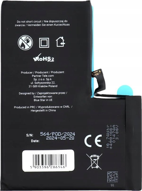 Μπαταρία Blue Star Blue Star HQ Μπαταρία για Iphone 14 PRO MAX 4323 mAh
