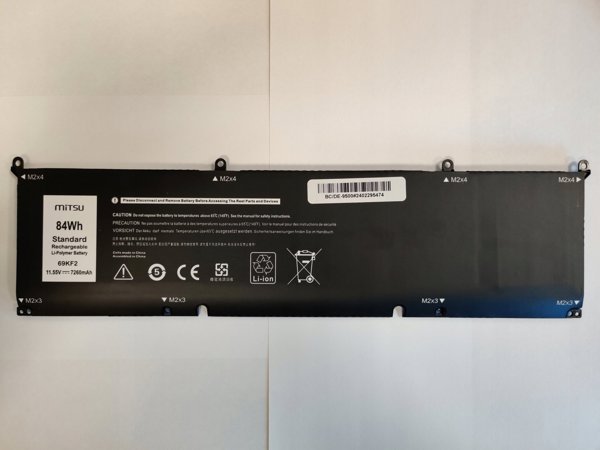 Μπαταρία Laptop Mitsu 69KF2 για Dell Alienware M17, M15 R3, R4, Precision 5550, XPS 9500, 9510