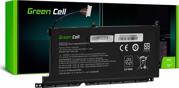 Green Cell Μπαταρία Laptop PG03XL L48495-005 για HP - Συμβατή Αντικατάσταση