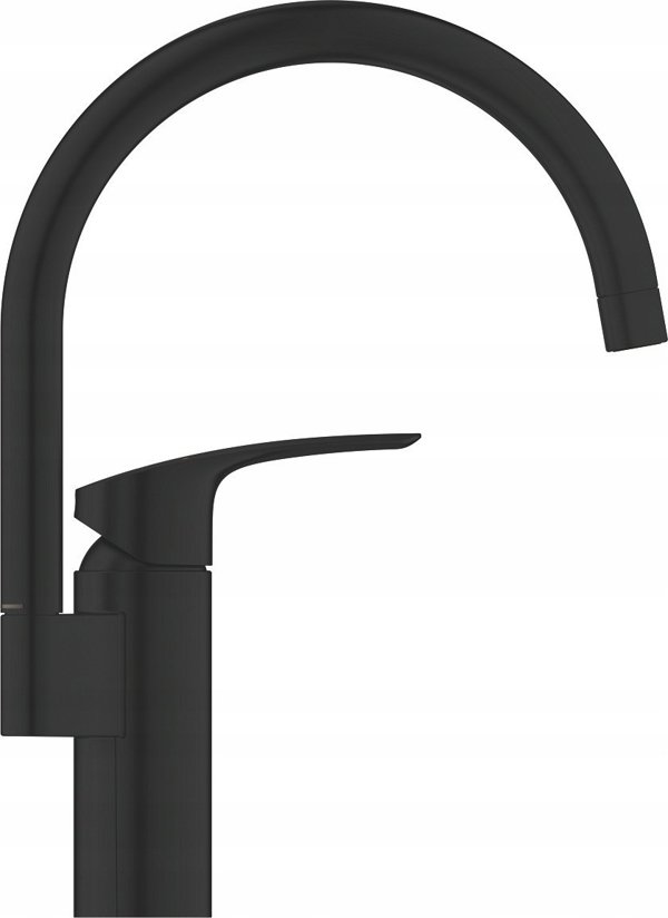 Bateria kuchenna Grohe Grohe jednouchwytowa bateria zlewozmywakowa DN 15 Eurosmart czarny mat 332022433