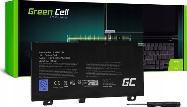 Μπαταρία Laptop Green Cell B31N1726 για Asus TUF Gaming FX504, FX505, A15 FA506, A17 FA706