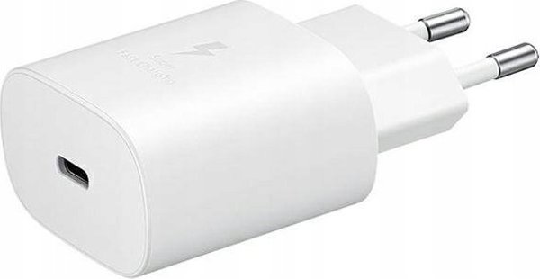 BBC Samsung síťová nabíječka EP-TA800EWE + kabel EP-DA905BWE USB-C, 25W, bílá, (bulk)