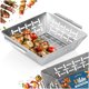 BBQ Koszyk do grillowania stalowy perforowany 22x18,5x6 cm (5900670122451)