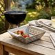 BBQ Koszyk do grillowania stalowy perforowany 22x18,5x6 cm (5900670122451)