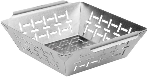 BBQ Koszyk do grillowania stalowy perforowany 22x18,5x6 cm (5900670122451)